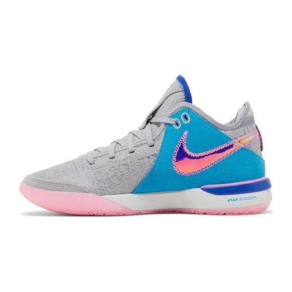 Nike Zoom LeBron James 20 NXXT Gen Low Mens Shoes Gray DR8784-002 NEW Multi Sz